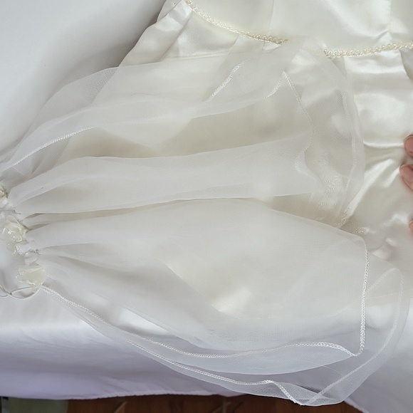 Build A Bear Wedding Dress Shoes Veil Good used Condition some spots - Picture 9 of 17